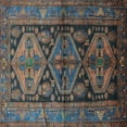 thumbnail image 1 of Ahgly Company Indoor Square Persian Light Blue Traditional Area Rugs, 7' Square, 1 of 4