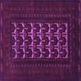 thumbnail image 1 of Ahgly Company Indoor Square Persian Purple Traditional Area Rugs, 6' Square, 1 of 4