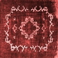 thumbnail image 1 of Ahgly Company Indoor Square Persian Red Bohemian Area Rugs, 8' Square, 1 of 4