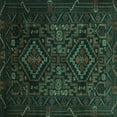 thumbnail image 1 of Ahgly Company Indoor Square Persian Turquoise Blue Traditional Area Rugs, 3' Square, 1 of 4