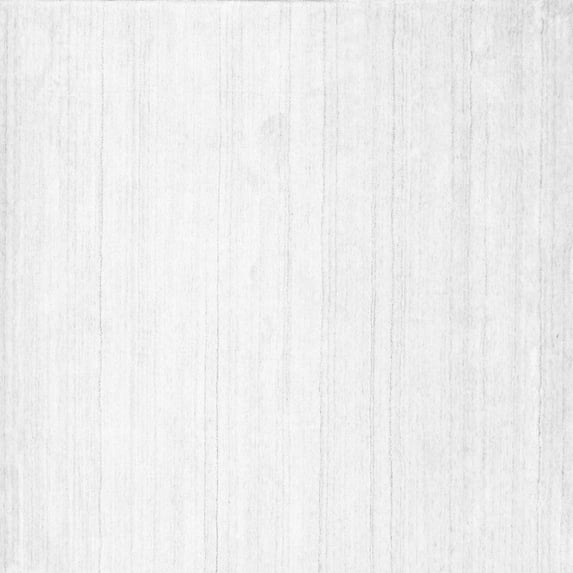 Ahgly Company Indoor Square Solid Gray Modern Area Rugs, 3' Square