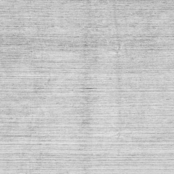Ahgly Company Indoor Square Solid Gray Modern Area Rugs, 8' Square