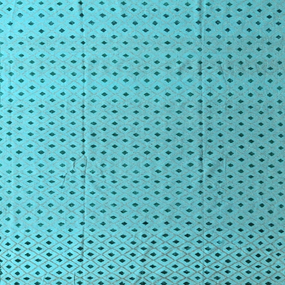 Ahgly Company Indoor Square Solid Light Blue Modern Area Rugs, 4' Square