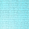 thumbnail image 1 of Ahgly Company Indoor Square Solid Light Blue Modern Area Rugs, 5' Square, 1 of 4