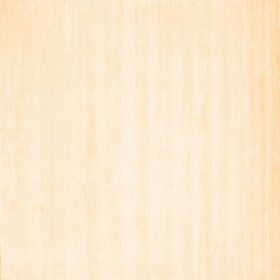 Ahgly Company Indoor Square Solid Orange Modern Area Rugs, 5' Square