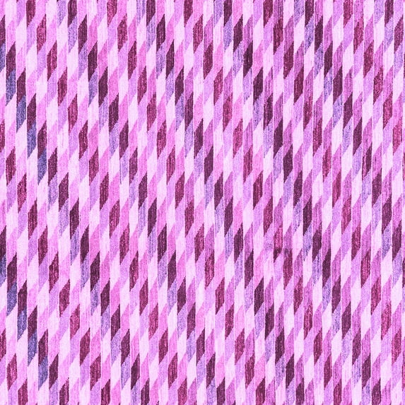 Ahgly Company Indoor Square Solid Purple Modern Area Rugs, 4' Square