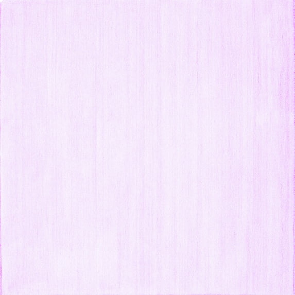 Ahgly Company Indoor Square Solid Purple Modern Area Rugs, 7' Square