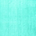 thumbnail image 1 of Ahgly Company Indoor Square Solid Turquoise Blue Modern Area Rugs, 8' Square, 1 of 4