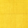 thumbnail image 1 of Ahgly Company Indoor Square Solid Yellow Modern Area Rugs, 4' Square, 1 of 4