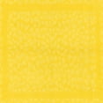 thumbnail image 1 of Ahgly Company Indoor Square Solid Yellow Modern Area Rugs, 6' Square, 1 of 4