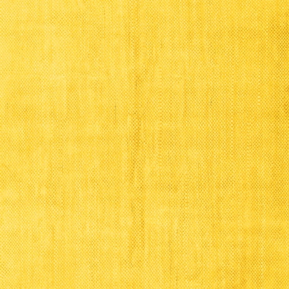 Ahgly Company Indoor Square Solid Yellow Modern Area Rugs, 6' Square