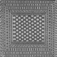 thumbnail image 1 of Ahgly Company Indoor Square Southwestern Gray Country Area Rugs, 8' Square, 1 of 1