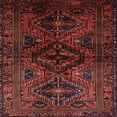 thumbnail image 1 of Ahgly Company Indoor Square Traditional Brown Red Area Rugs, 6' Square, 1 of 6