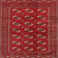 thumbnail image 1 of Ahgly Company Indoor Square Traditional Cherry Red Area Rugs, 7' Square, 1 of 6
