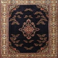 thumbnail image 1 of Ahgly Company Indoor Square Traditional Chocolate Brown Area Rugs, 6' Square, 1 of 6