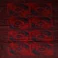 thumbnail image 1 of Ahgly Company Indoor Square Traditional Chocolate Brown Persian Area Rugs, 7' Square, 1 of 6