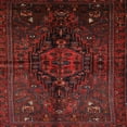 thumbnail image 1 of Ahgly Company Indoor Square Traditional Crimson Red Area Rugs, 5' Square, 1 of 6