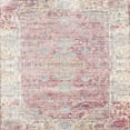 thumbnail image 1 of Ahgly Company Indoor Square Traditional Dusty Pink Area Rugs, 6' Square, 1 of 6