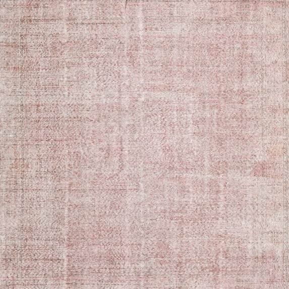 Ahgly Company Indoor Square Traditional Pink Persian Area Rugs, 4' Square