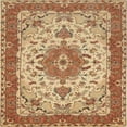 thumbnail image 1 of Ahgly Company Indoor Square Traditional Red Fox Red Area Rugs, 3' Square, 1 of 6