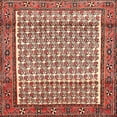 thumbnail image 1 of Ahgly Company Indoor Square Traditional Red Persian Area Rugs, 8' Square, 1 of 6
