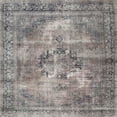 thumbnail image 1 of Ahgly Company Indoor Square Traditional Sandstone Brown Area Rugs, 6' Square, 1 of 6