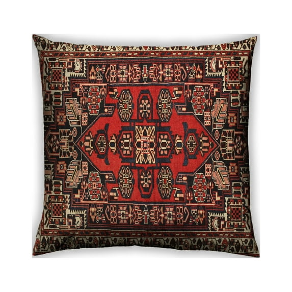 Ahgly Company Indoor Square Traditional Throw Pillow, 18 inch by 18 inch