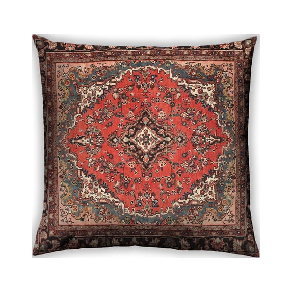 Ahgly Company Indoor Square Traditional Throw Pillow, 18 inch by 18 inch