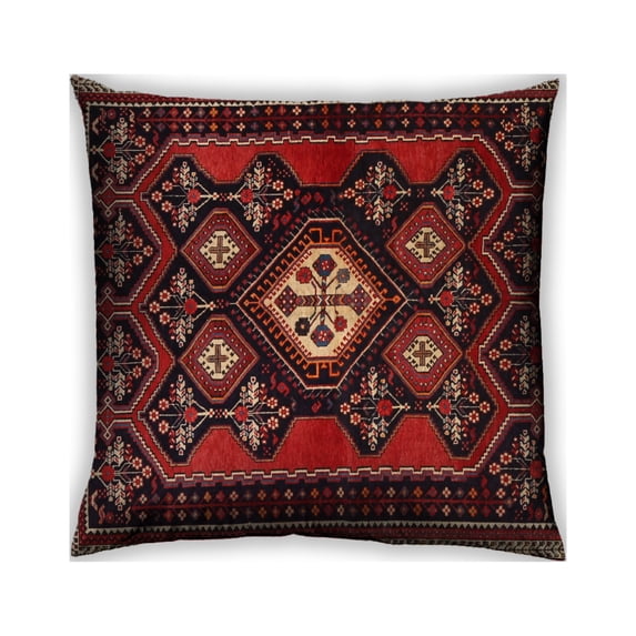 Ahgly Company Indoor Square Traditional Throw Pillow, 18 inch by 18 inch