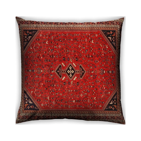 Ahgly Company Indoor Square Traditional Throw Pillow, 18 inch by 18 inch