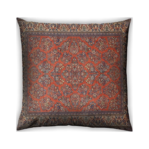 Ahgly Company Indoor Square Traditional Throw Pillow, 18 inch by 18 inch