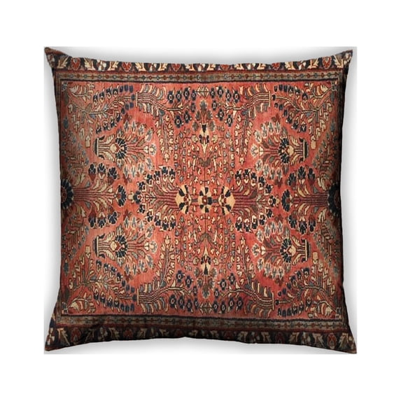 Ahgly Company Indoor Square Traditional Throw Pillow, 18 inch by 18 inch
