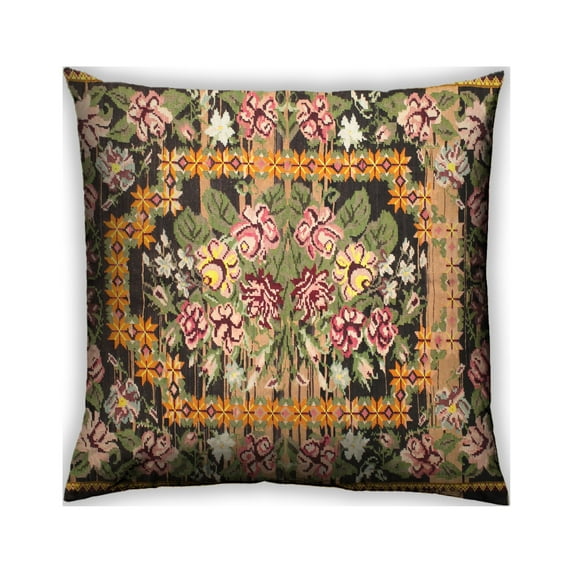 Ahgly Company Indoor Square Traditional Throw Pillow, 18 inch by 18 inch