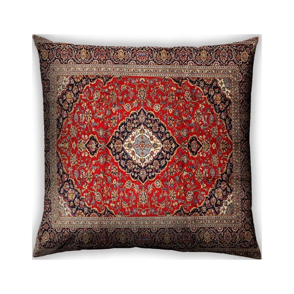 Ahgly Company Indoor Square Traditional Throw Pillow, 18 inch by 18 inch
