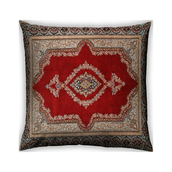 Ahgly Company Indoor Square Traditional Throw Pillow, 18 inch by 18 inch