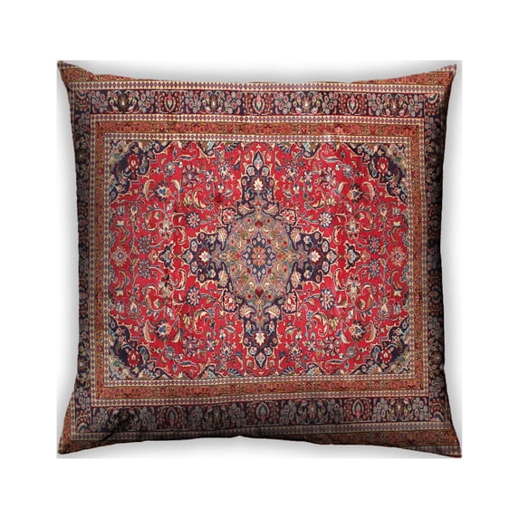 Ahgly Company Indoor Square Traditional Throw Pillow, 18 inch by 18 inch