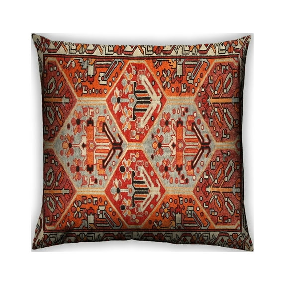Ahgly Company Indoor Square Traditional Throw Pillow, 18 inch by 18 inch