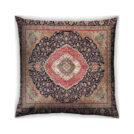 Ahgly Company Indoor Square Traditional Throw Pillow, 18 inch by 18 inch