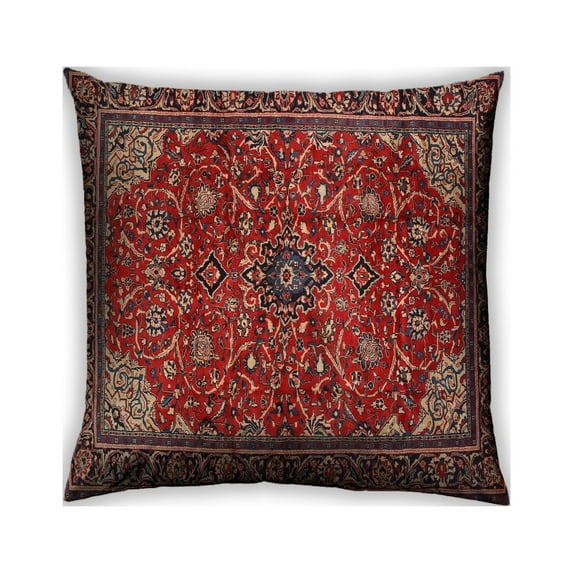 Ahgly Company Indoor Square Traditional Throw Pillow, 18 inch by 18 inch