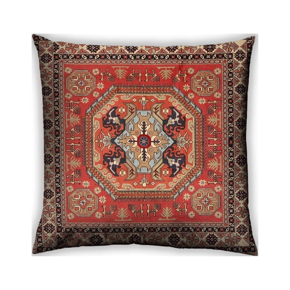Ahgly Company Indoor Square Traditional Throw Pillow, 18 inch by 18 inch
