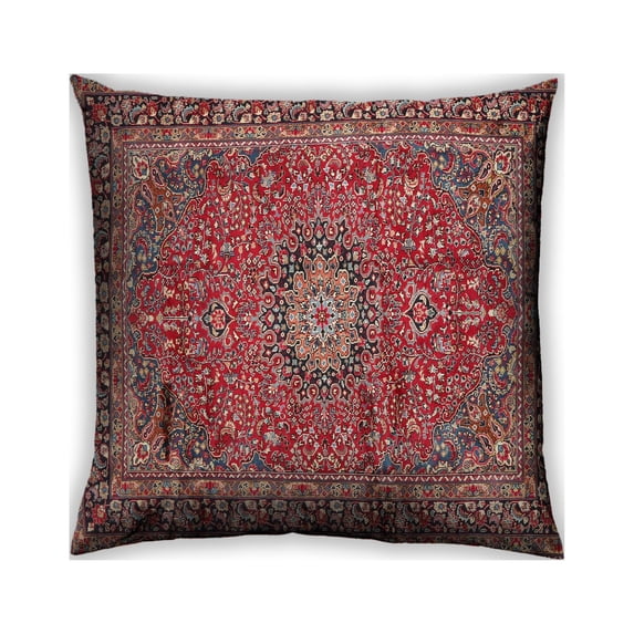 Ahgly Company Indoor Square Traditional Throw Pillow, 18 inch by 18 inch