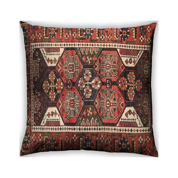 Ahgly Company Indoor Square Traditional Throw Pillow, 18 inch by 18 inch
