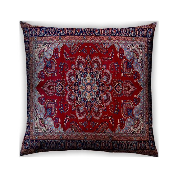 Ahgly Company Indoor Square Traditional Throw Pillow, 18 inch by 18 inch