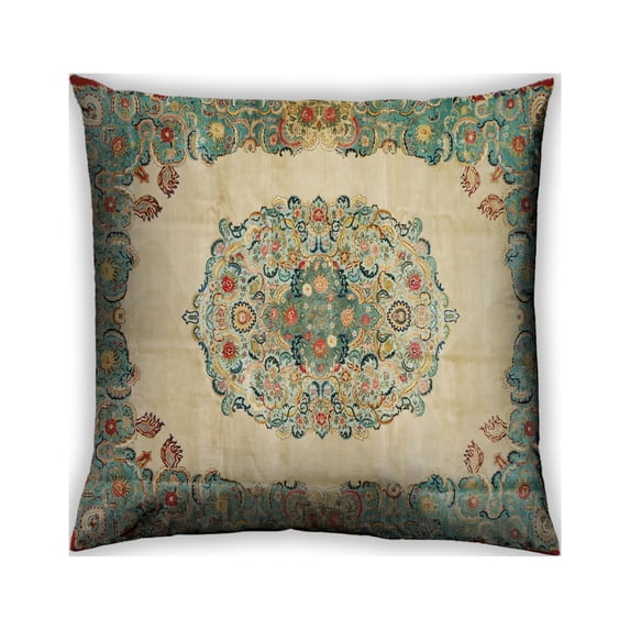 Ahgly Company Indoor Square Traditional Throw Pillow, 18 inch by 18 inch