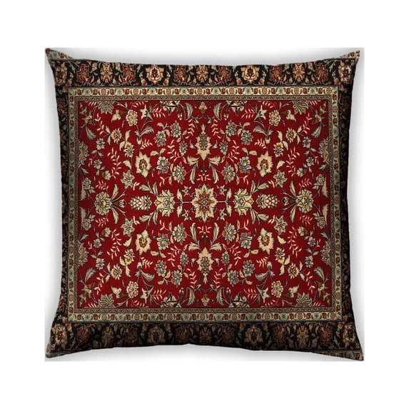 Ahgly Company Indoor Square Traditional Throw Pillow, 18 inch by 18 inch