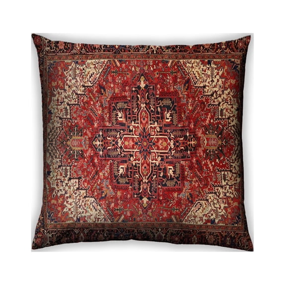 Ahgly Company Indoor Square Traditional Throw Pillow, 18 inch by 18 inch