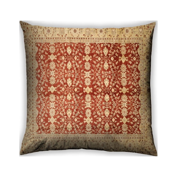 Ahgly Company Indoor Square Traditional Throw Pillow, 18 inch by 18 inch