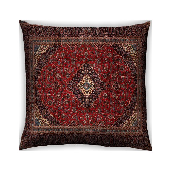 Ahgly Company Indoor Square Traditional Throw Pillow, 18 inch by 18 inch