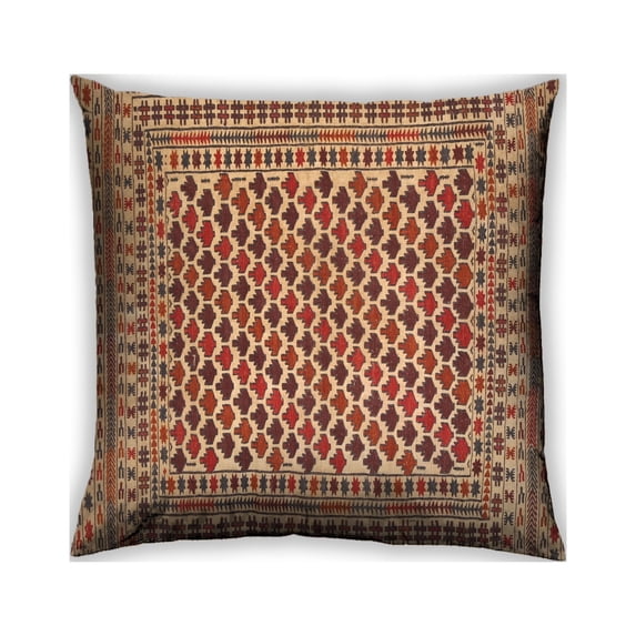 Ahgly Company Indoor Square Traditional Throw Pillow, 18 inch by 18 inch