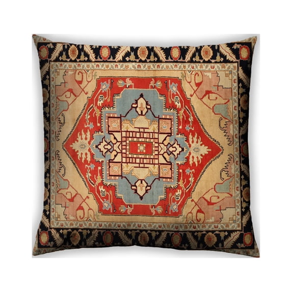 Ahgly Company Indoor Square Traditional Throw Pillow, 18 inch by 18 inch